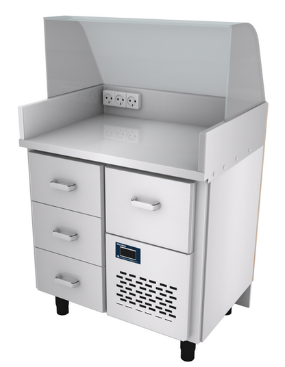 Heated Plate Dispenser, 45 Plates, 30–70°C