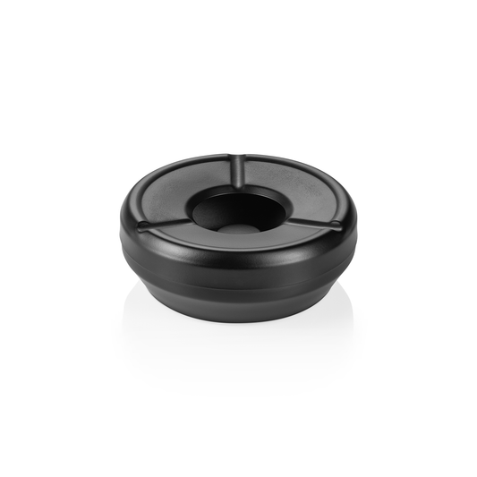 Was Wind Ashtray, Powder-Coated Steel, Black, Ø120 mm