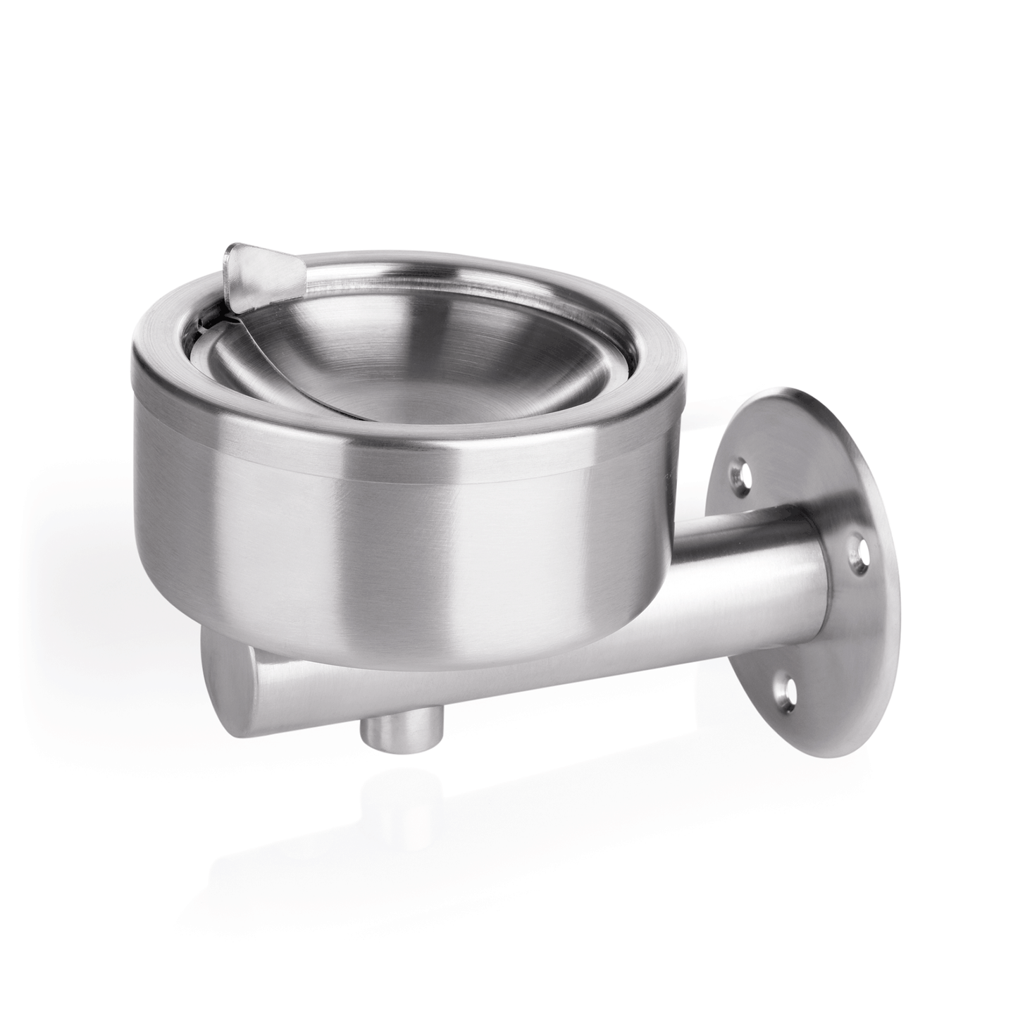 Was Wall Ashtray, Stainless Steel, Ø120 mm