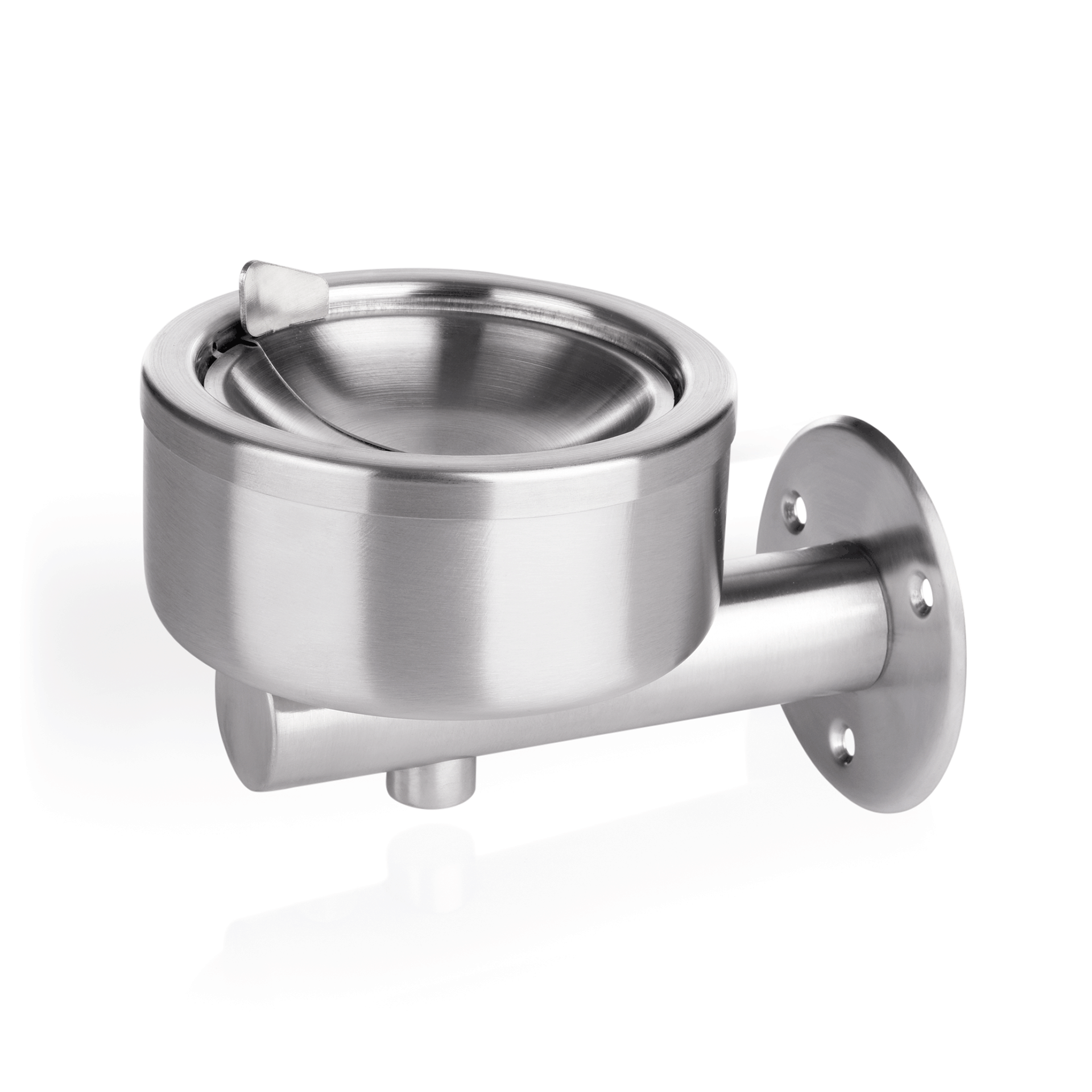 Was Wall Ashtray, Stainless Steel, Ø120 mm