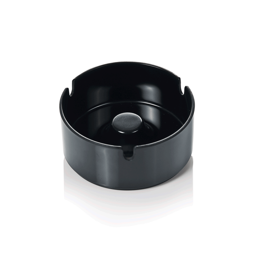 Was Ashtray, Melamine, Black, Ø100 mm, Set of 6