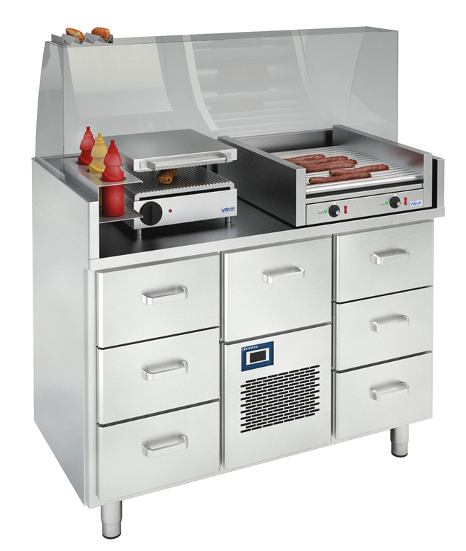 Heated Plate Dispenser, 0.8 kW, 30–70°C
