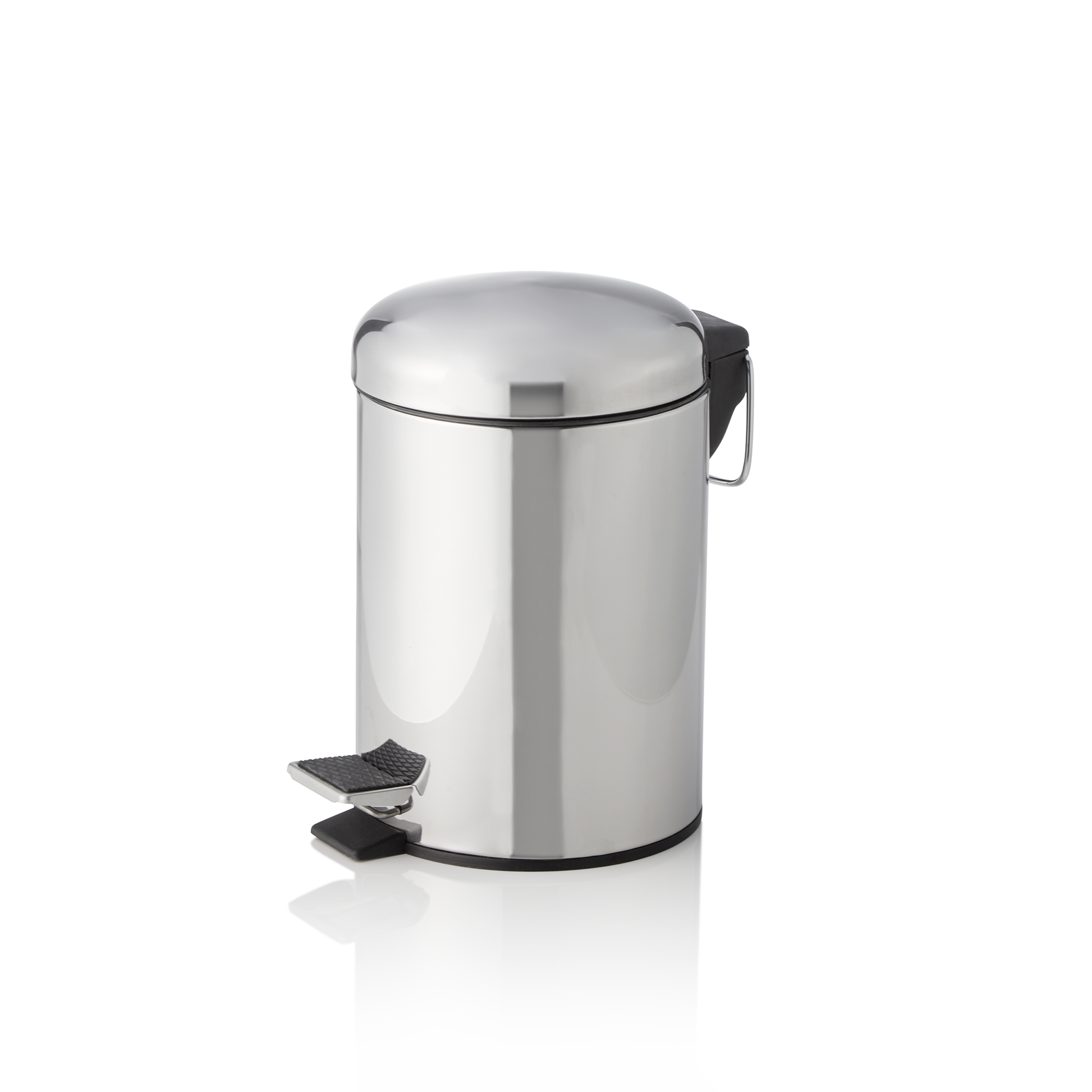 Was Pedal Bin with Plastic Insert, Ø170 mm, 3 L, Stainless Steel