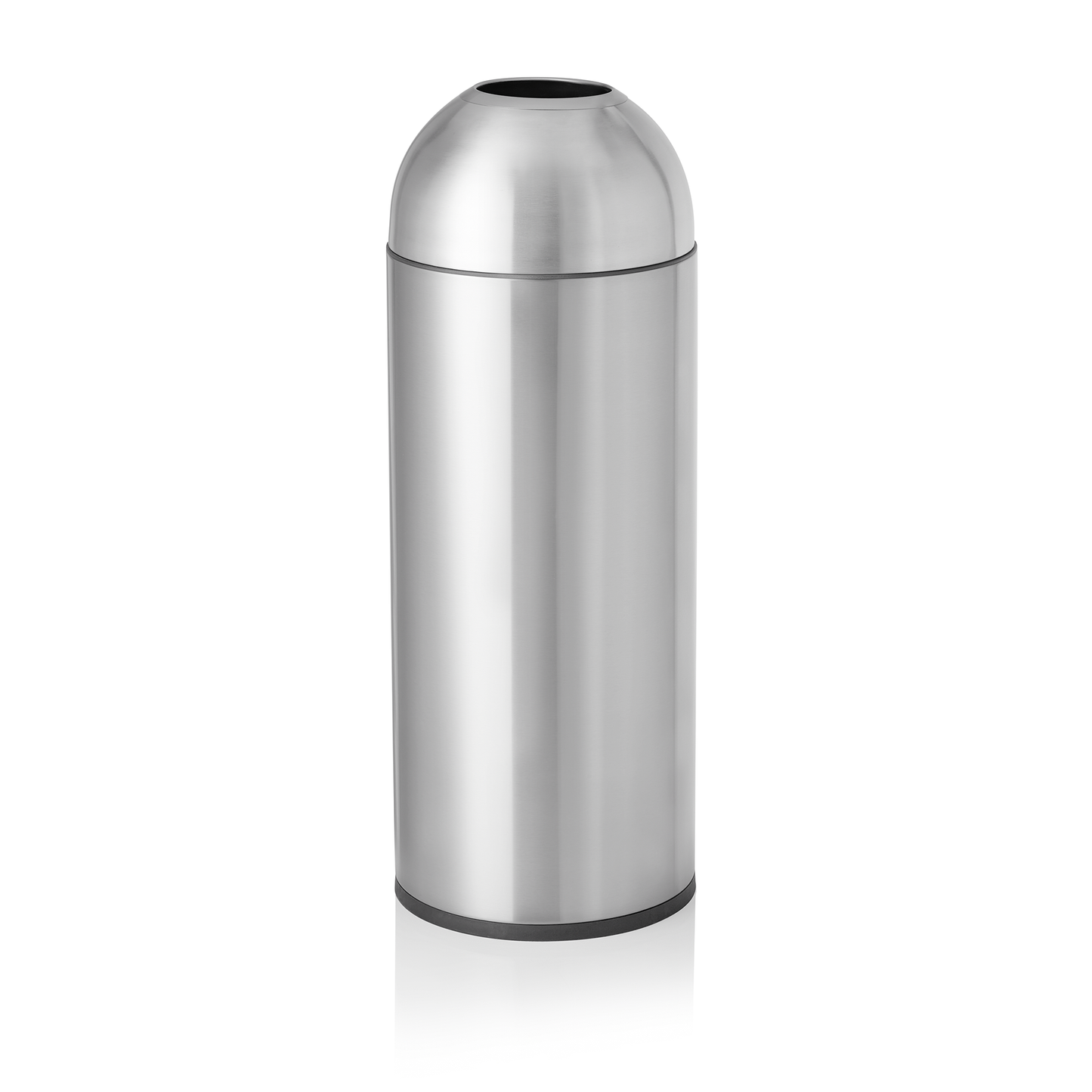 Was Waste Bin, Ø300 mm, 30 L, Silver Stainless Steel