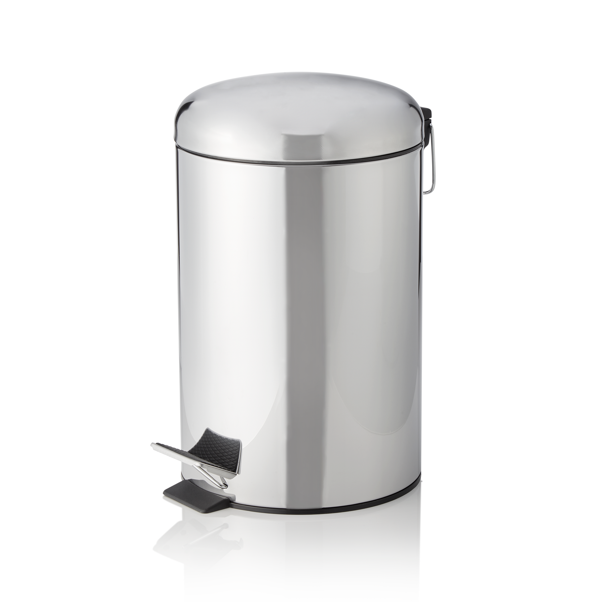 Was Pedal Bin with Plastic Insert, Ø250 mm, 12 L, Stainless Steel