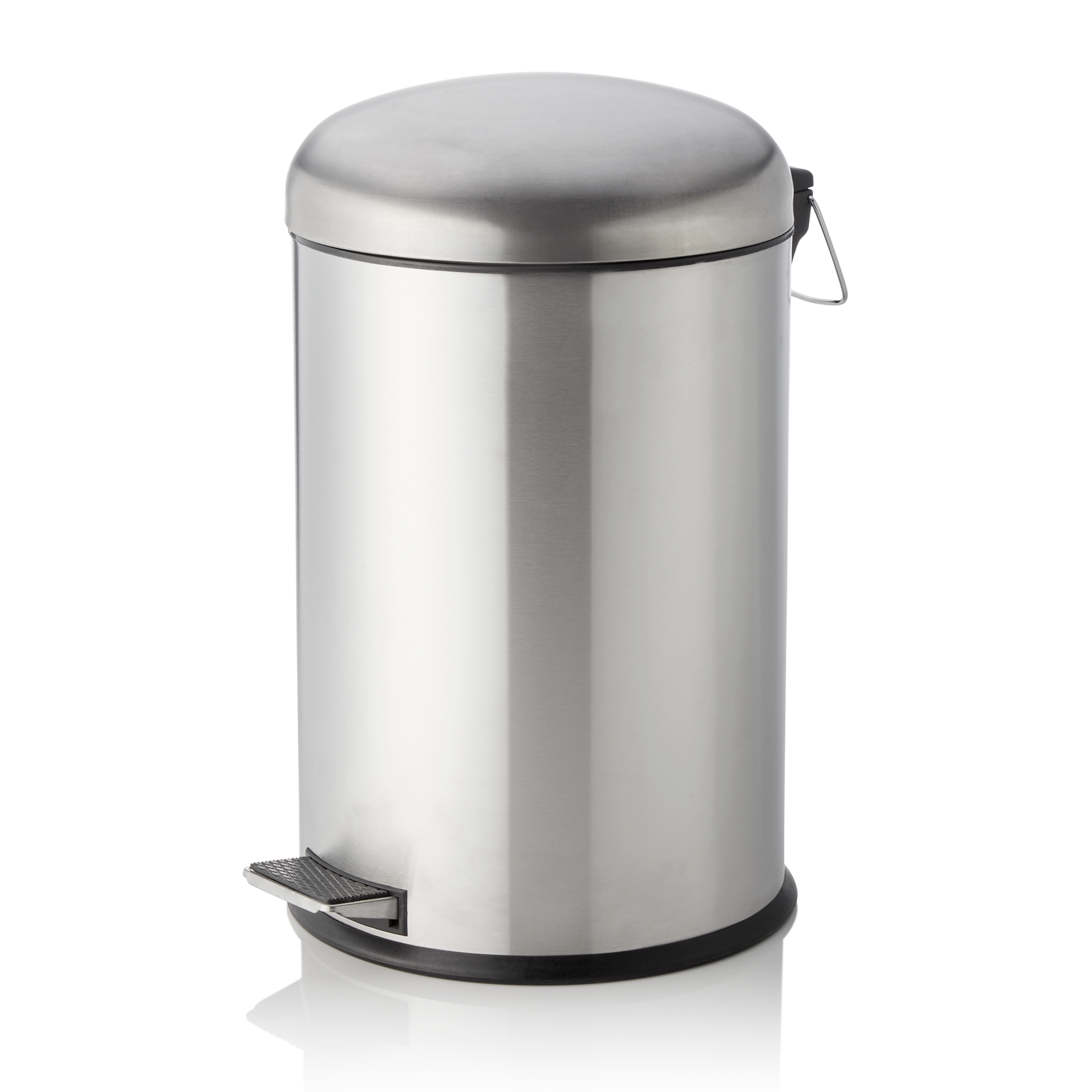 Was Pedal Bin with Plastic Insert, Ø300 mm, 20 L, Stainless Steel