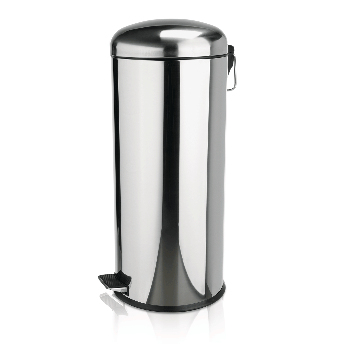 Was Pedal Bin with Galvanised Insert, Ø300 mm, 30 L, Stainless Steel
