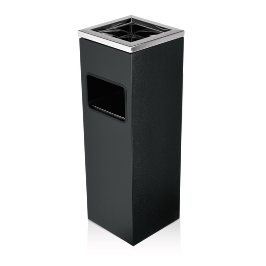 Was Standing Ashtray, Powder-Coated Steel, Black, 596 x 205 mm
