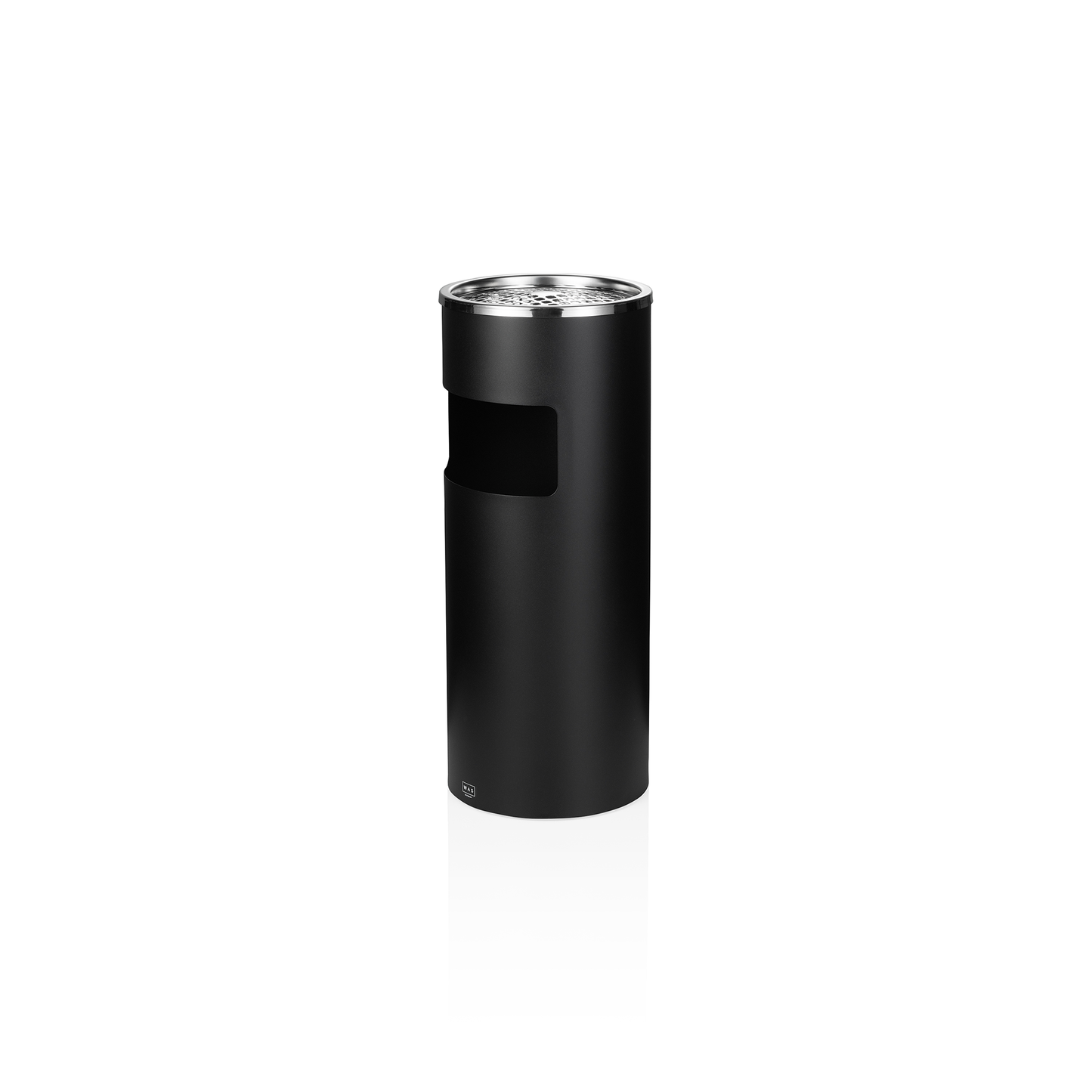 Was Standing Ashtray, Powder-Coated Steel, Black, Ø250 mm