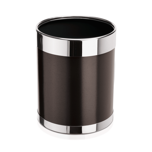 Was Waste Paper Bin, Ø280 mm, 9 L, Walnut Powder-Coated Steel