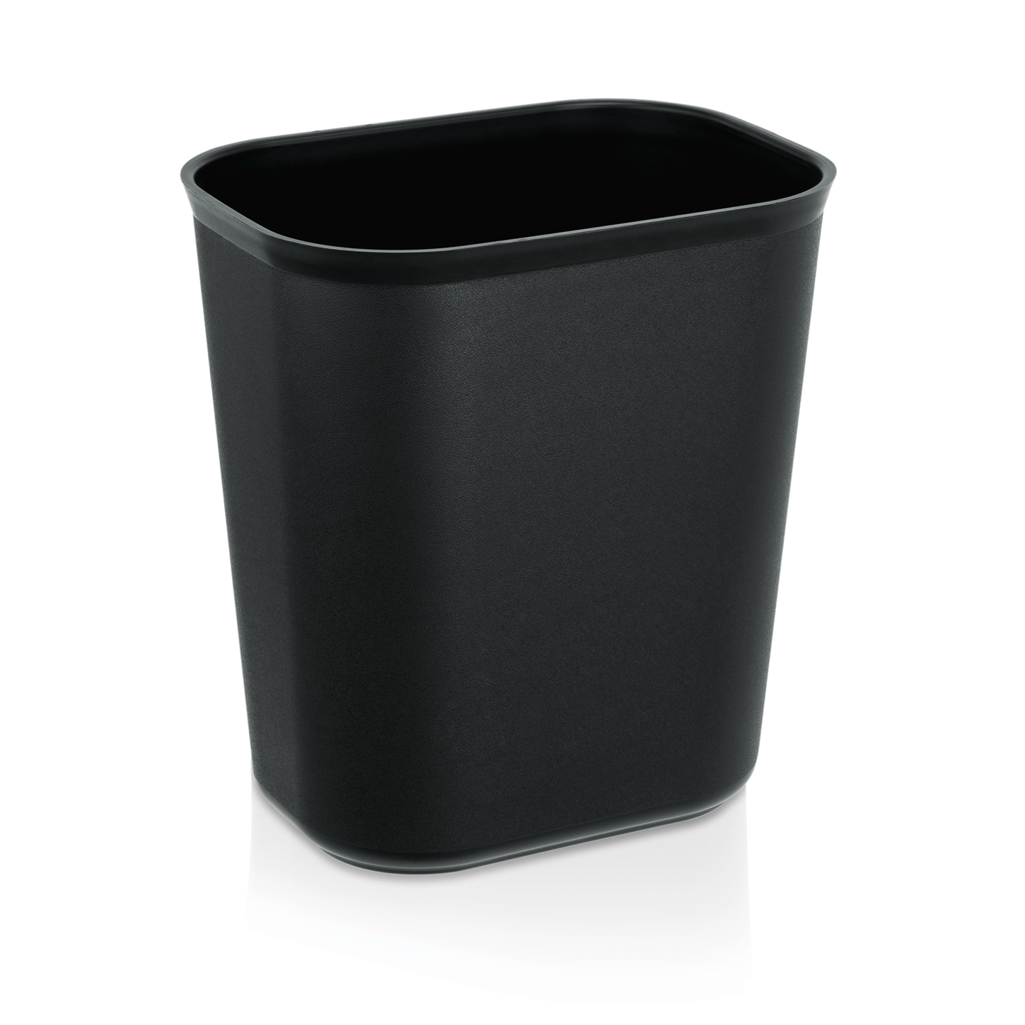 Was Waste Paper Bin, 282×201×310 mm, 16 L, Black Polypropylene