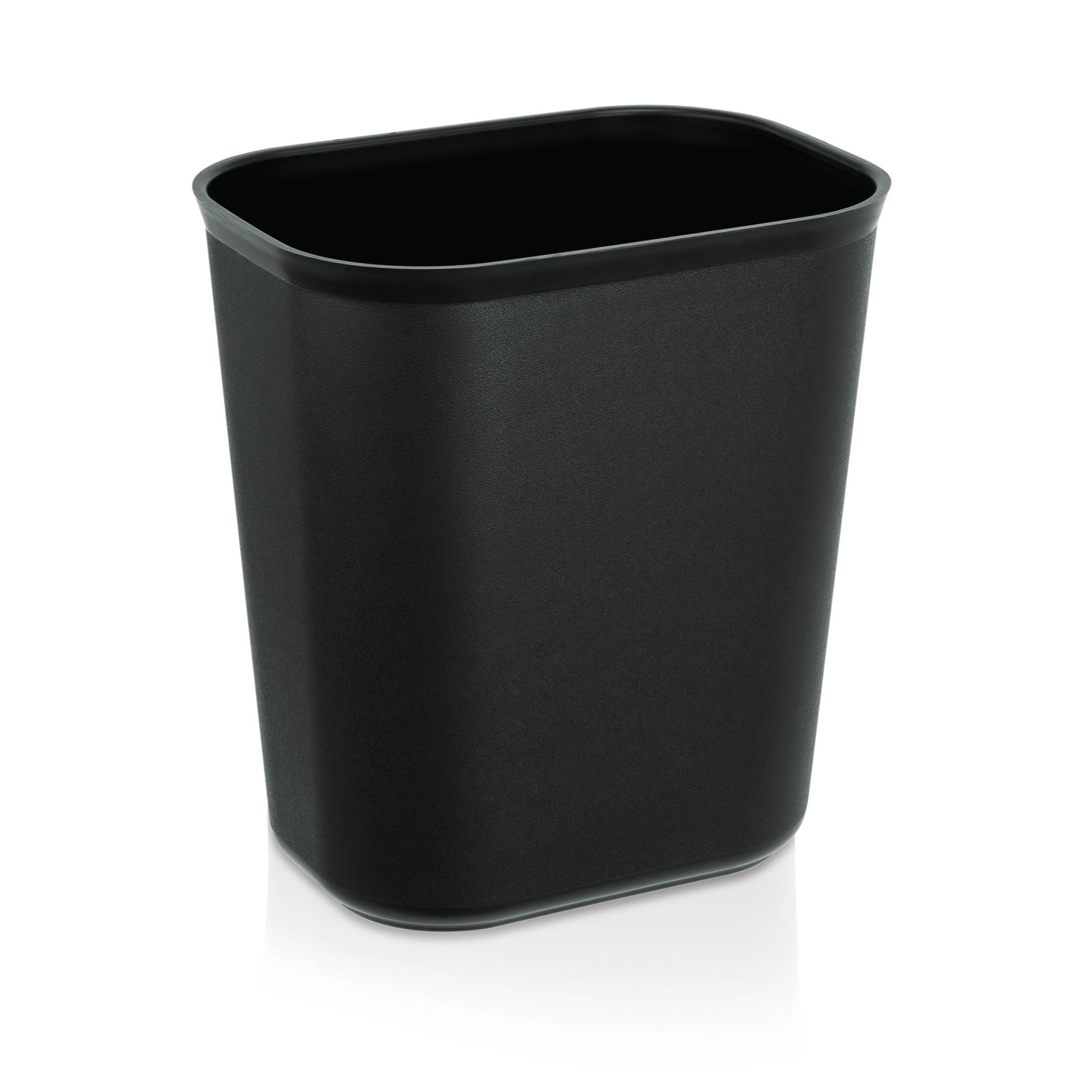 Was Waste Paper Bin, 282×201×310 mm, 16 L, Black Polypropylene