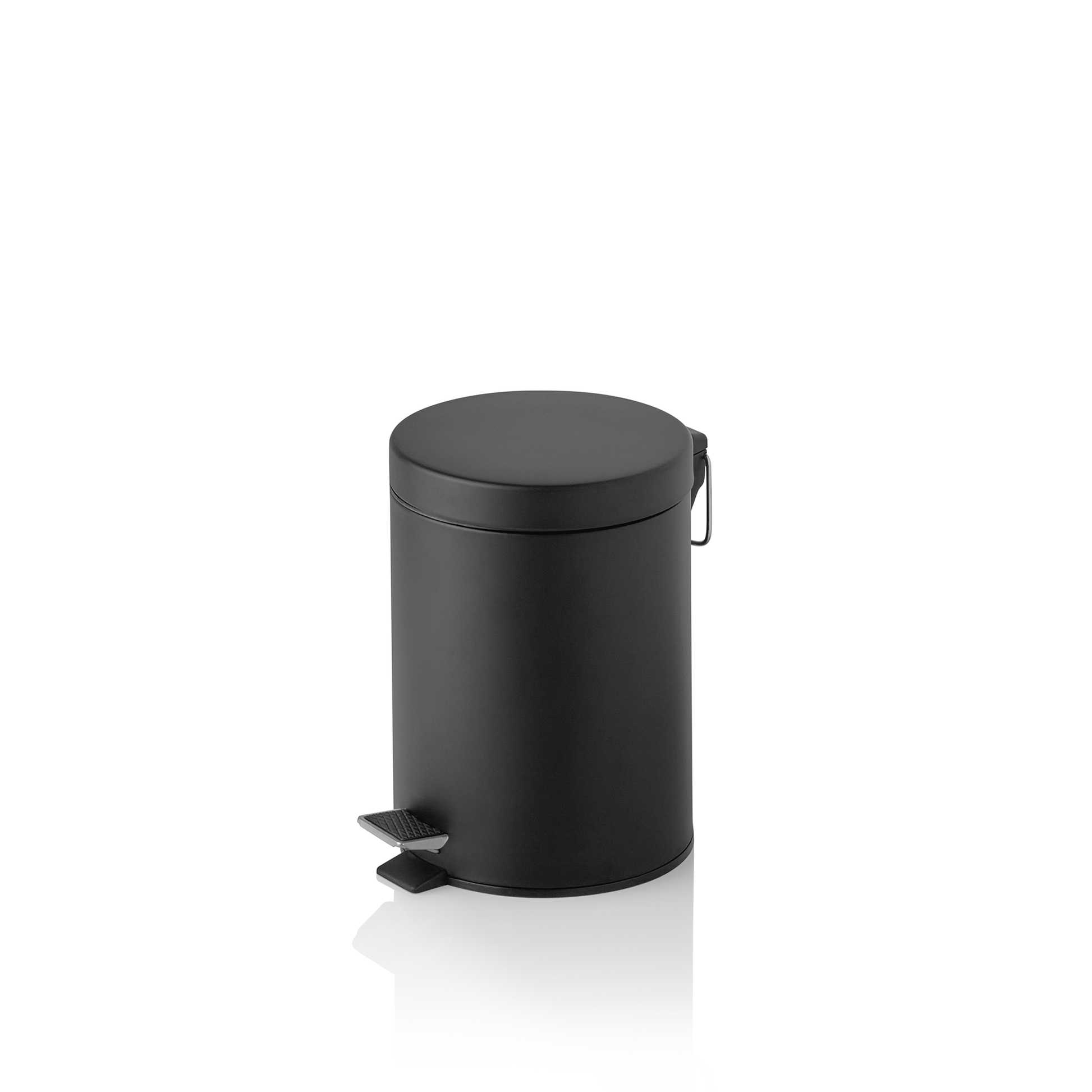 Was Pedal Bin with Plastic Insert, Ø205 mm, 5 L, Powder-Coated Metal