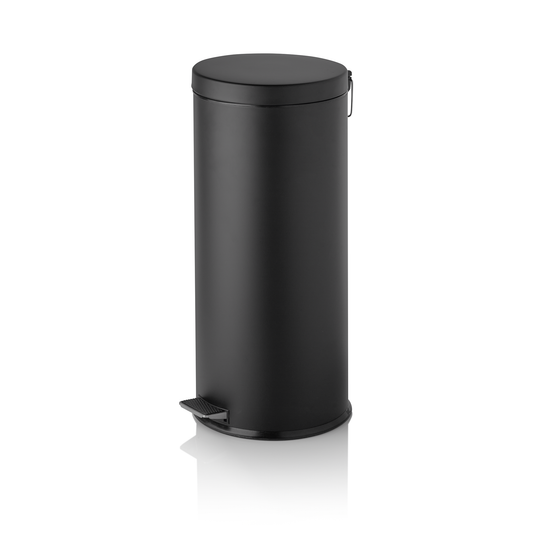 Was Pedal Bin with Plastic Insert, Ø290 mm, 30 L, Powder-Coated Metal