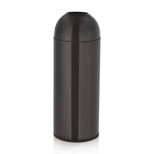 Was Waste Bin, Ø320 mm, 30 L, Black Stainless Steel