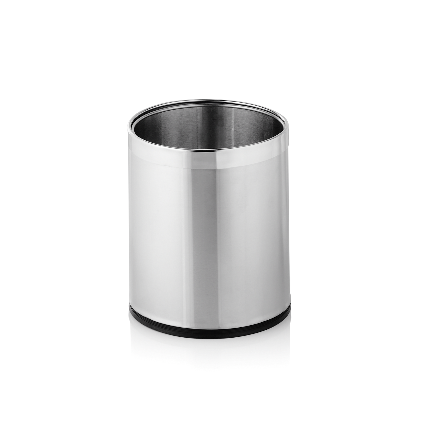Was Double-Walled Waste Paper Bin, Ø220 mm, 9 L, Stainless Steel