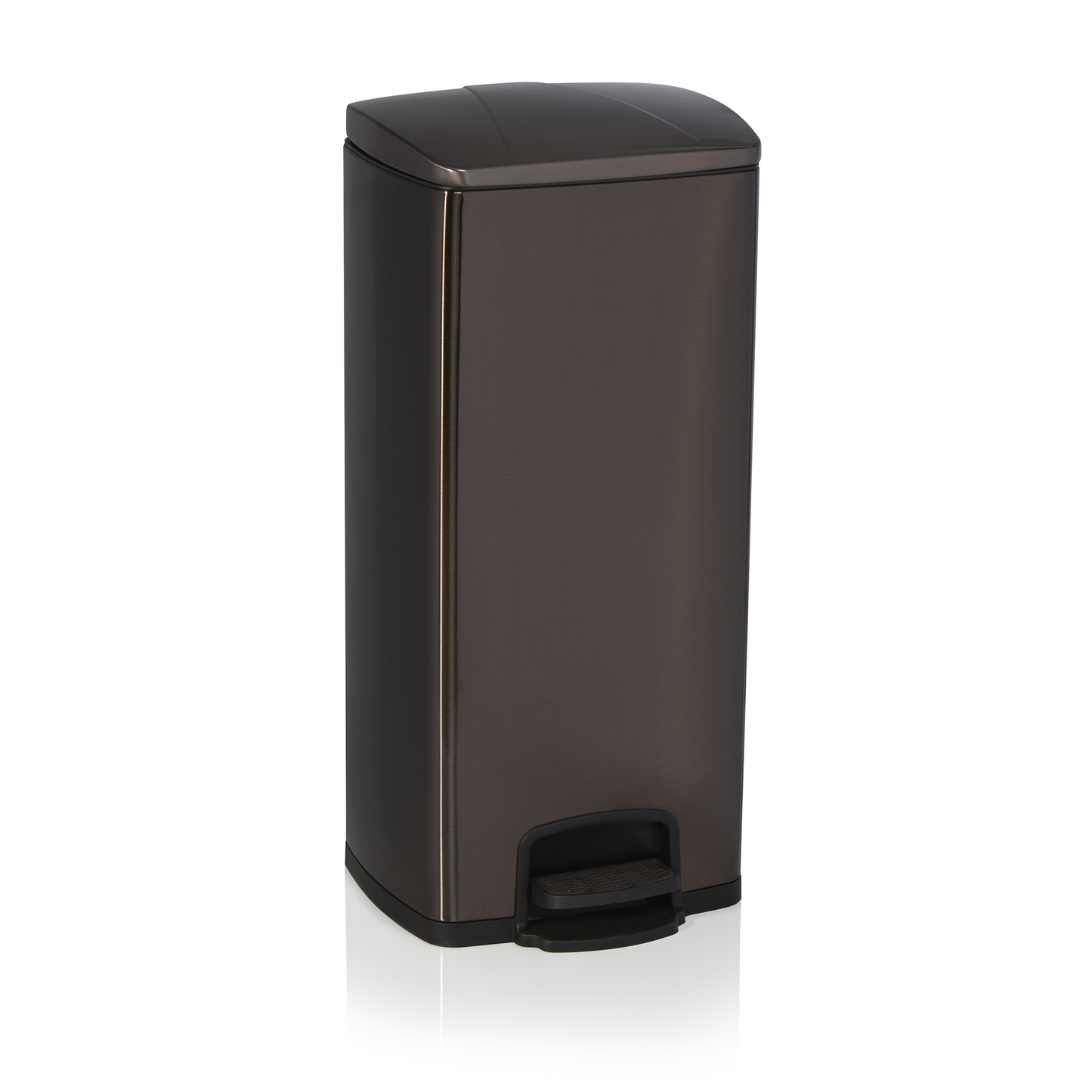 Was Rectangular Pedal Bin, 315×315×700 mm, 30 L, Black