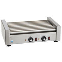 Roller Sausage Grill, 8 Rollers, 2-Zone, 1.25 kW