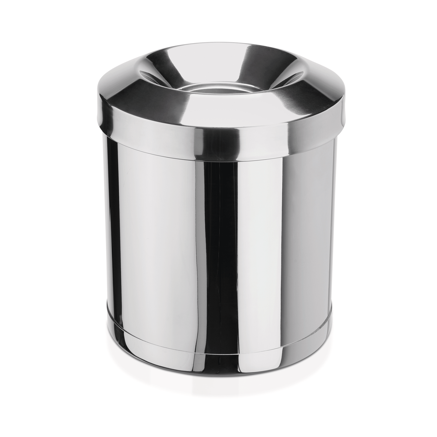 Was Fireproof Waste Paper Bin, Ø240 mm, 12 L, Stainless Steel