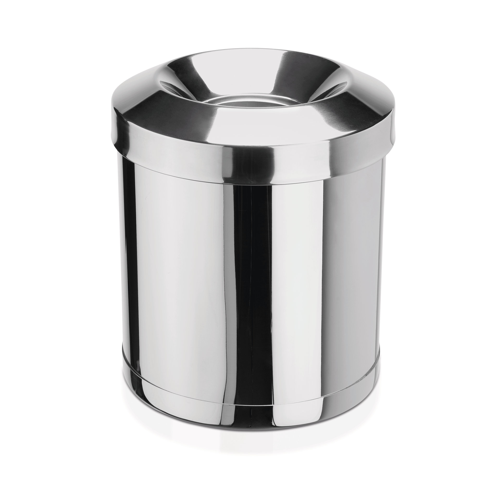 Was Fireproof Waste Paper Bin, Ø240 mm, 12 L, Stainless Steel