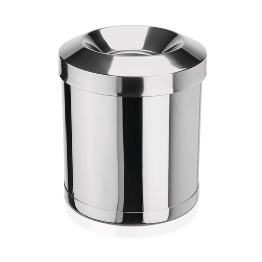Was Fireproof Waste Paper Bin, Ø240 mm, 12 L, Stainless Steel