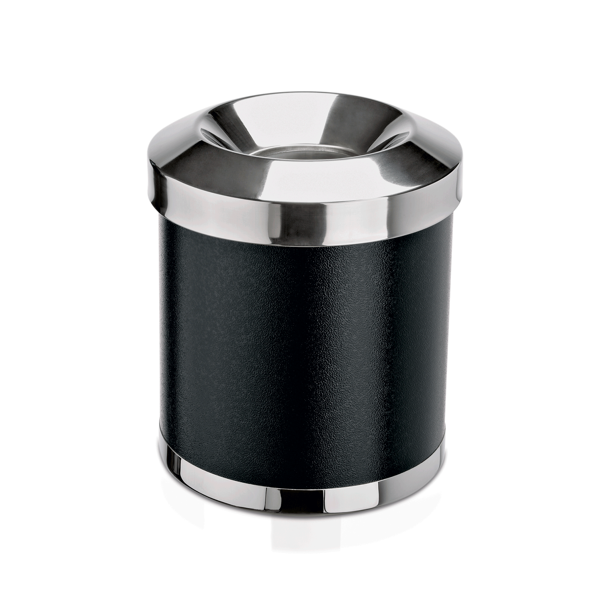 Was Fireproof Waste Paper Bin, Ø240 mm, 12 L, Black Steel