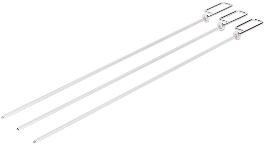 Square Grill Skewer, 530 mm, 8 mm, Set of 3