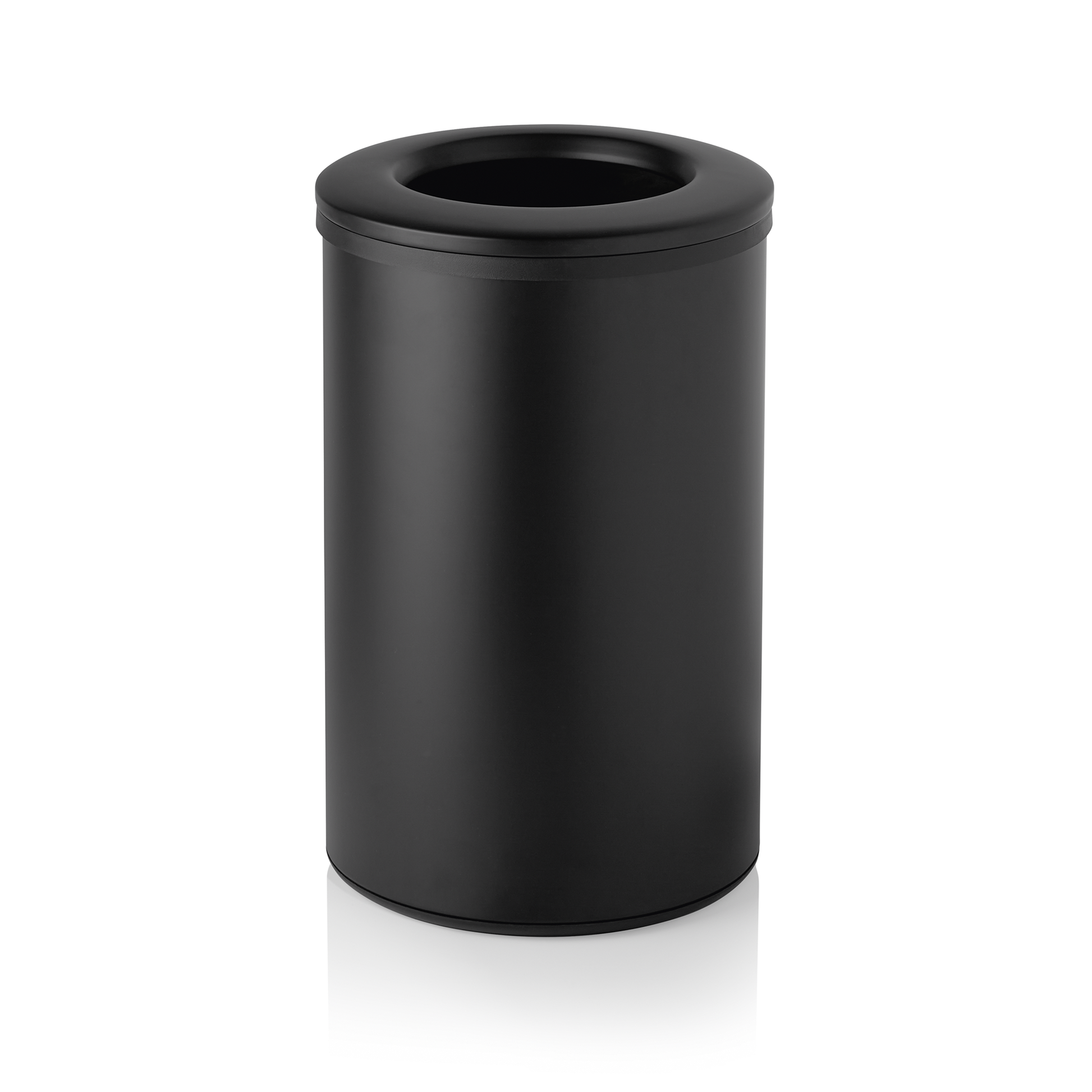 Was Waste Bin with Dump Opening, Ø355 mm, 40 L, Black