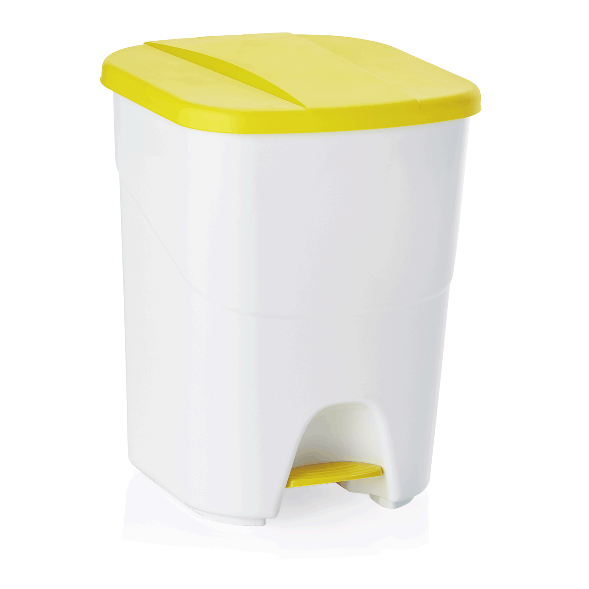 Was Made-in-EU Pedal Bin, Yellow, 40 L