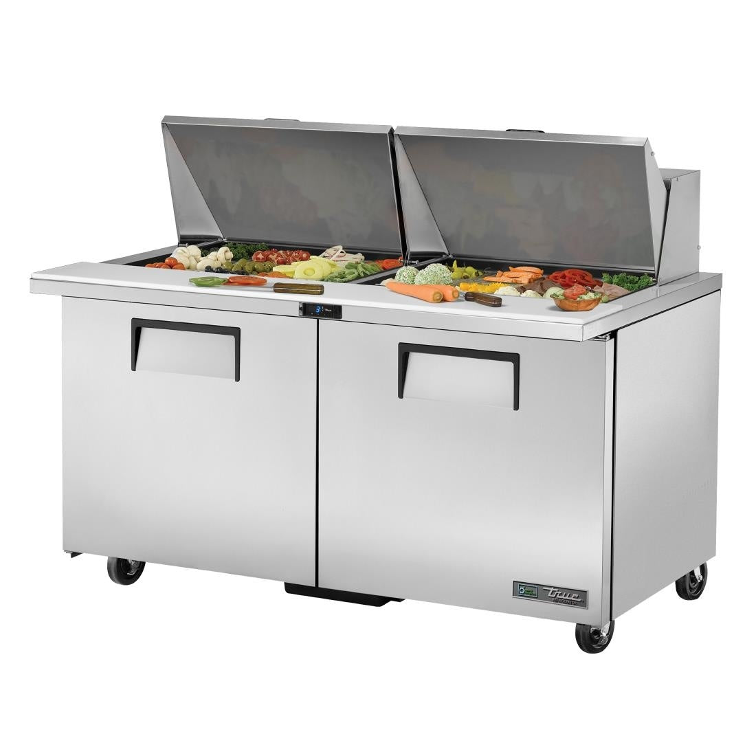 Mega-Top Saladette, 2 Door, 338 L, 24x GN 1/6