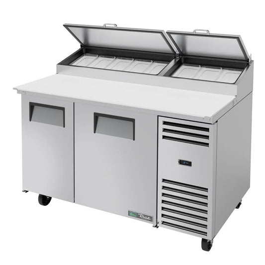2-Door Pizza Prep Table, 451 L, 0.5/+5°C