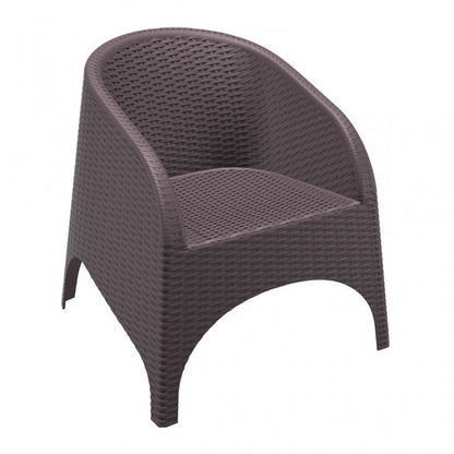 Aruba Stackable Armchair, Polypropylene, Indoor/Outdoor