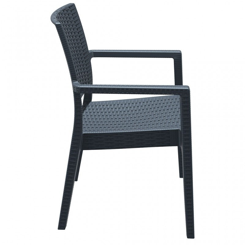 Ibiza Stackable Armchair, Rattan-Look, Indoor/Outdoor