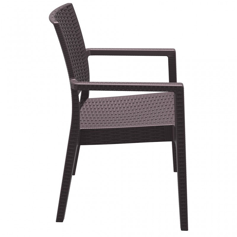 Ibiza Stackable Armchair, Rattan-Look, Indoor/Outdoor