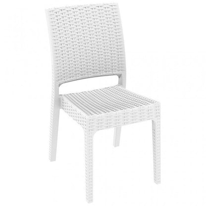 Florida Stackable Side Chair, Polypropylene, Indoor/Outdoor
