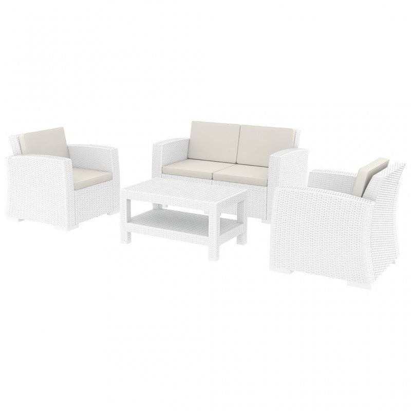 Monaco Outdoor Lounge Set XL, 4-Piece, 82 kg