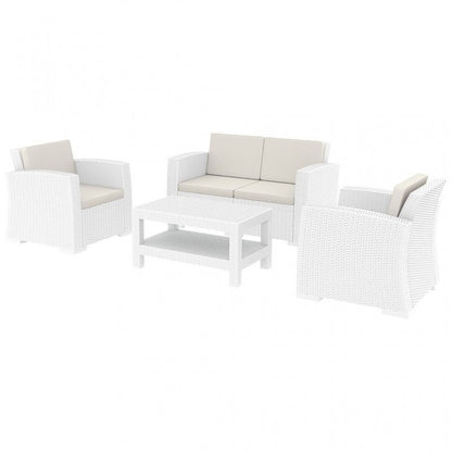 Monaco Outdoor Lounge Set XL, 4-Piece, 82 kg
