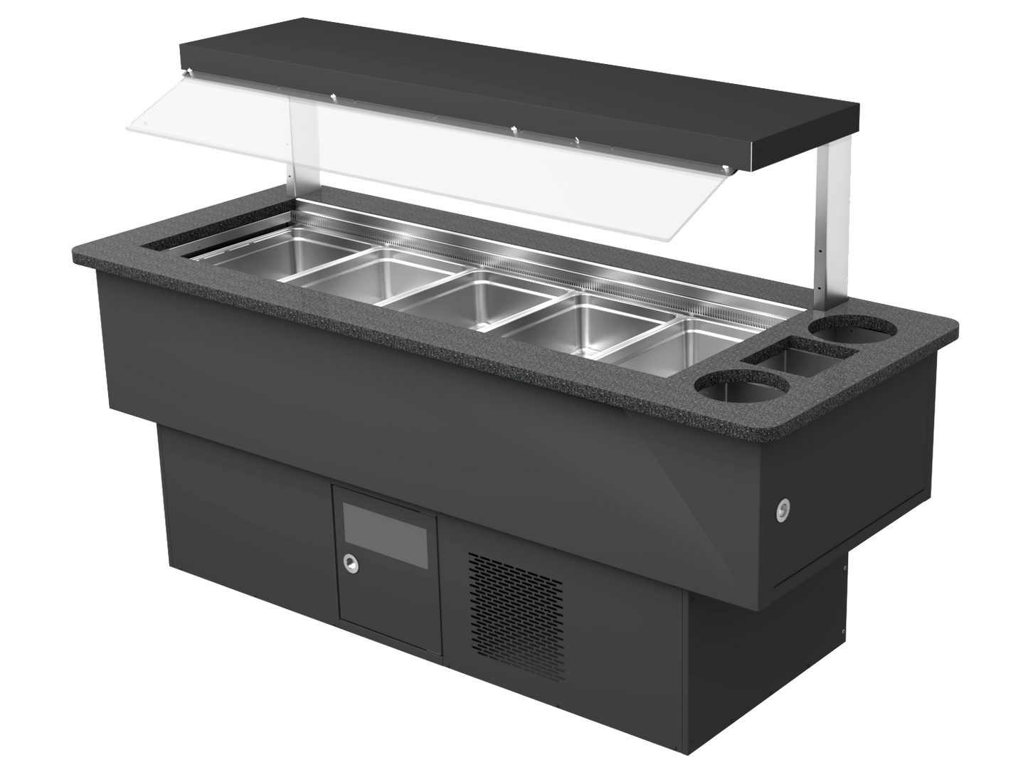 Refrigerated Saladette Counter, 5x GN 1/1, +2/+3°C