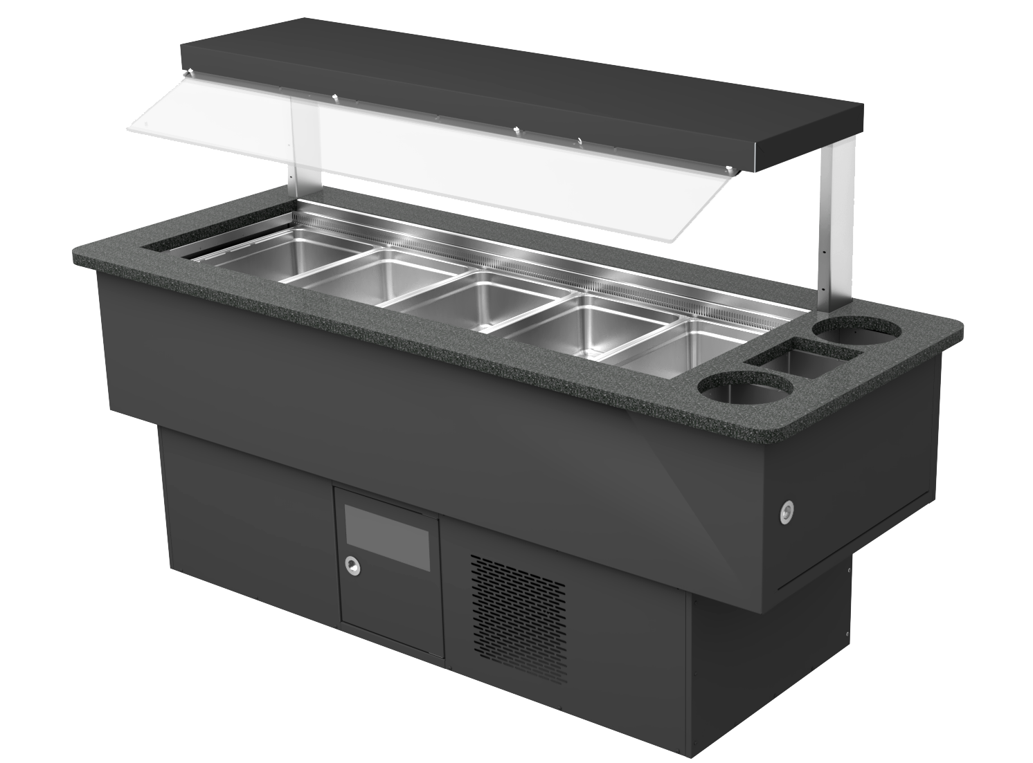 Refrigerated Saladette Counter, 5x GN 1/1, +2/+3°C