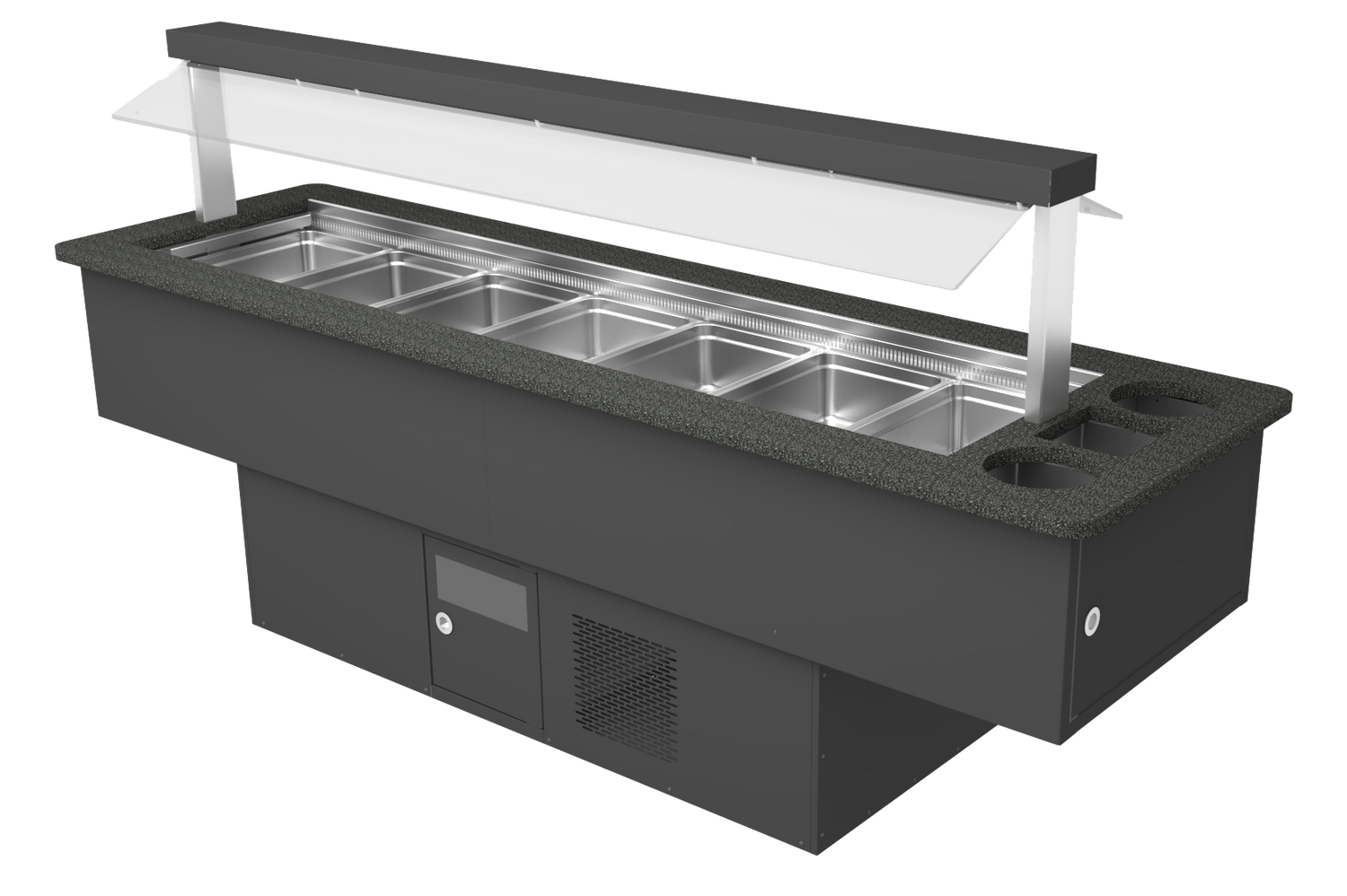 Refrigerated Salad Bar Counter, 7x GN 1/1, +2/+3°C