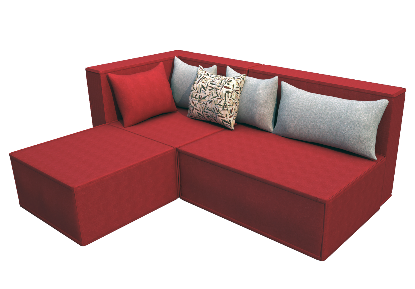 Modular Sofa, 5-Module, 2200 x 1800 mm