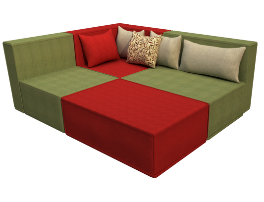 Modular Sofa SVIRE, 2000x1800mm, HR Foam