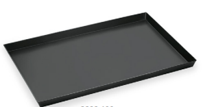 Square Pizza Pan, Blue Steel, 500x500x30 mm