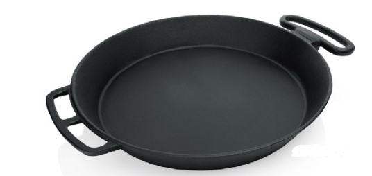 Giant Catering Frying Pan, 650mm, Dual Zone