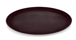 Non-Slip PP Serving Tray, 630×520×30 mm