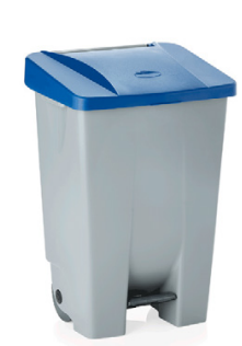 Pedal Waste Bin, 80 L, 2 Castors
