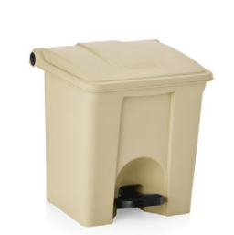 Pedal Waste Bin, 68 L, Metal with PP Insert