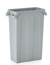 Stainless Steel Waste Bin, 75 L
