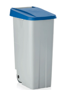 Waste Bin With Castors, 110 L