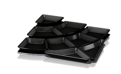 Amphitheater Display Tray Set, 14 pcs, 800x800mm